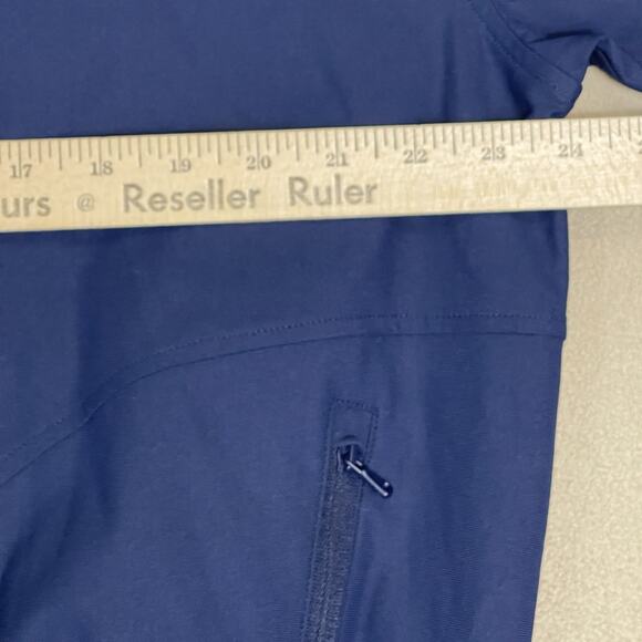 Fabletics Jacket Mens M Blue The Don Everyday Bomber Full Zip Water Resistant - Picture 4 of 12